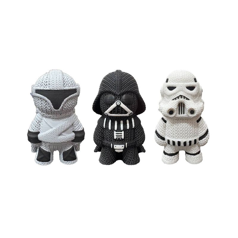 فیگور مدل star wars ارتفاع 10 سانتی‌متر بسته 3 عددی
